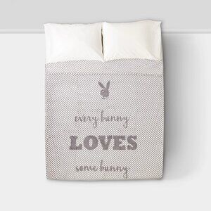 Playboy Every Bunny Printed Blanket - Vintage 60s Style Microfiber Blanket